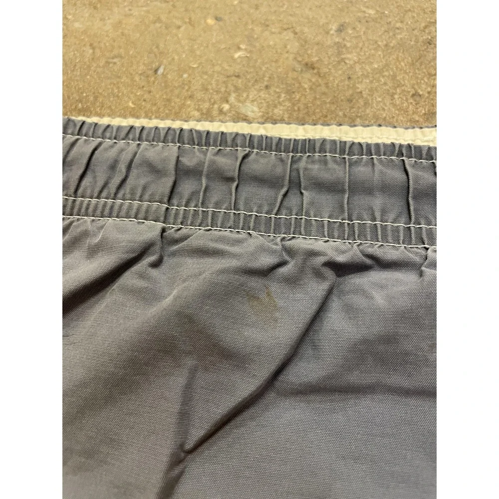 Old Navy Swim Trunks Mens Large Gray Cargo Pocket Mesh Liner Elastic Waist Beach